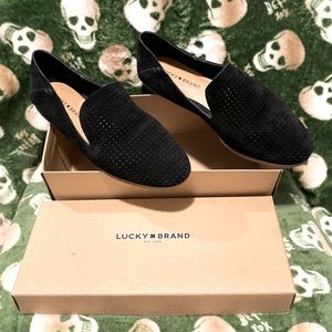 Lucky Brand Ladies Size 9.5  Black Flats